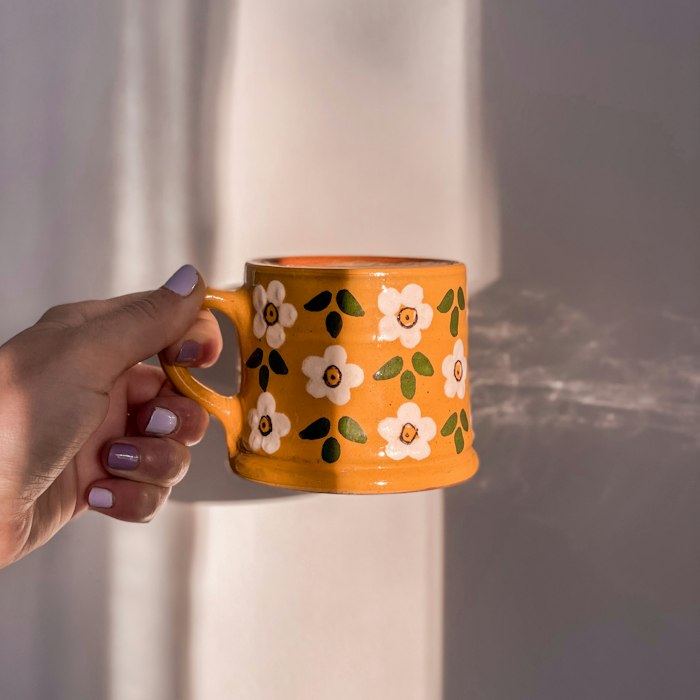 Mug fleuri