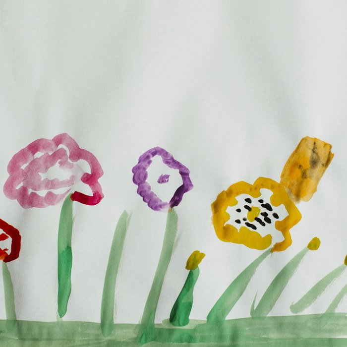 Fleurs sur tissu